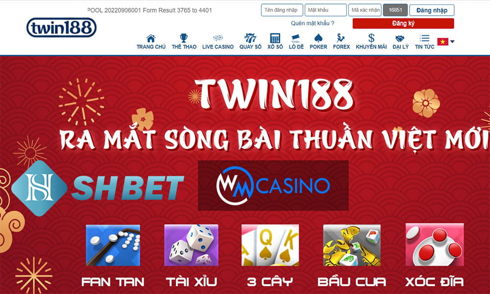Website Twin188 có hình ảnh và âm thanh chỉn chu